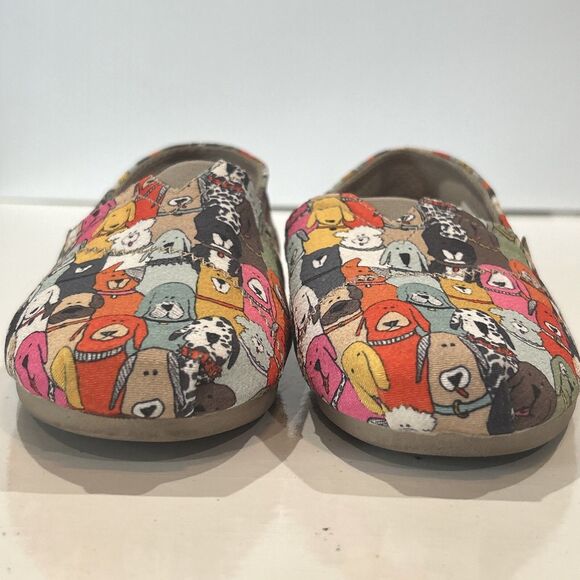 Bob's for Dogs Canvas Flats Slip on Shoes Sketchers Memory Foam Women's 8 - Picture 7 of 12
